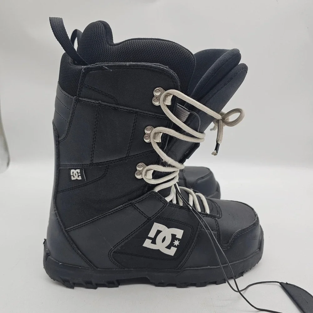 DC Mens Snowboarding Boots Phase 2015 ADYO200018 Lace-Up Size 9.5 Black‎